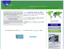 Tablet Screenshot of lategetaway.com
